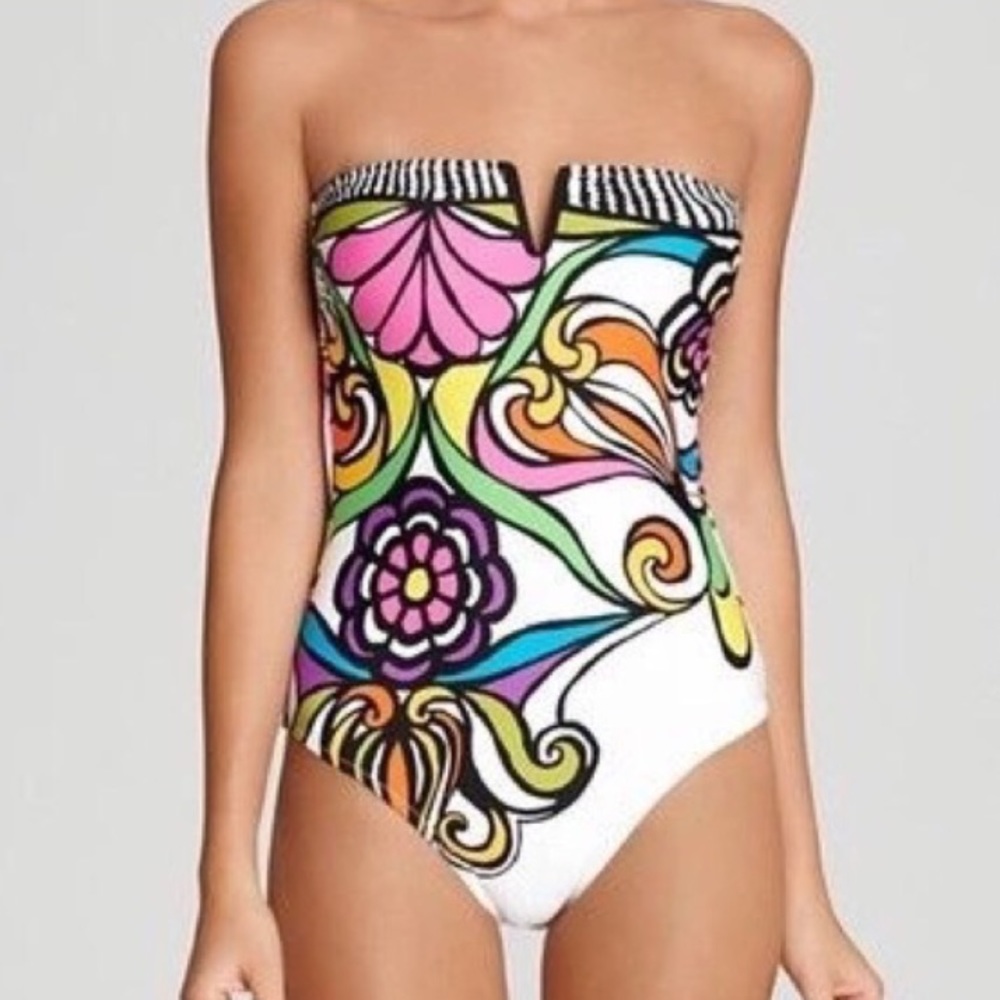Floral swimming suit one piece sw123
